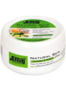 Pleťový a tělový krém Emaj Natural Skin okurka + jogurt  200g
